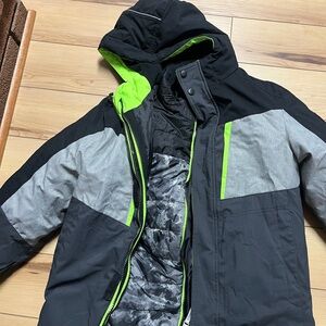 ZeroXposur Black Jacket with Neon Highlights